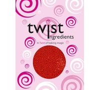 Twist Ingredients - Pearls - 4mm - Red Cake Topper Sprinkles - 800g Edible Polished Ball Cupcake Decorations - Party Sprinkles, Valentine's Day and Christmas Themed Cakes and Bakes
