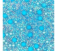 Twist Ingredients - Pearls Mix - Blue Cake Sprinkles - Cake Topper Sprinkles - 500g Edible Shimmer Ball Cupcake Decorations - Perfect for Weddings, Christenings & Parties - Stitch Cake Decorations