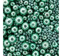 Twist Ingredients - Pearls Mix - High Shine Green Cake Topper Sprinkles - 500g Edible Shimmer Ball Cupcake Decorations - Perfect for Weddings, Christenings & Parties