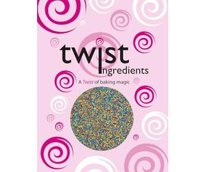 Twist Ingredients - Pride Rainbow 100s and 1000s Cake Topper Sprinkles - 1kg Edible Matt Cupcake Decorations - For Weddings, Christenings, Birthdays and Pride Celebrations