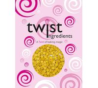 Twist Ingredients - Stars - Jumbo Gold - Cake Topper Sprinkles - 800g Edible Glimmer Shapes Cupcake/Cake Decorations - For Weddings, Christenings, Halloween & Xmas Parties
