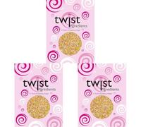 Twist Ingredients - Strands - Multicoloured Cake Topper Sprinkles - 800g Edible Matt Vermicelli Cupcake Decorations - Great for Ice Cream, Cakes, Bakes, Doughnuts (Pack of 3)