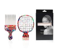 Twist It Up Comb - Twist Wave Curl Brush Coiling Comb Barber Tool
