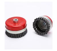 Twist Knot Wire Wheel Cup Brush Wire Cup Brush Flat Cup Steel Wire Wheel Cup Brush for Angle Grinder Rust Rust And Paint Removal, Metal And Stone Working, Cleaning ( Size : 65mm )