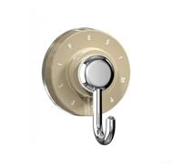Twist Lock Suction Hook 7.5cm Quick Install Design(Beige)