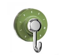 Twist Lock Suction Hook 7.5cm Quick Install Design(Green)