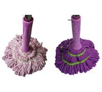 Twist Mop 360 Degree Floor Mop [Only] Telescopic Stainless Steel Handle Easy Rotating Squeeze Mopping Neat and Compact Easy Self Wringing, [Bucket is not Included]