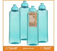 Twist 'n' Sip Eco-Friendly Kids Water Bottles - 480ml Leakproof Design (4 Pack)