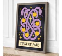 Twist of Fate Mystical Canvas Wall Art Print 24x16 Inch
