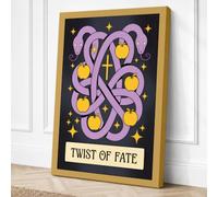Twist of Fate Mystical Canvas Wall Art Print 24x16 Inch
