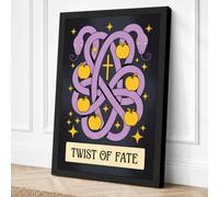 Twist of Fate Mystical Canvas Wall Art Print 24x16 Inch