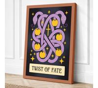 Twist of Fate Mystical Canvas Wall Art Print 36x24 Inch