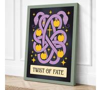 Twist of Fate Mystical Canvas Wall Art Print 36x24 Inch