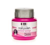 Twist & Out Instant Nail Polish Remover Sponge, Quick & Mess Free Dip-In Pot, Effortlessly Removes Nail Varnish Without Cotton Pads, Travel Friendly & Reusable