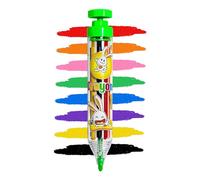 Twist Push Coloring Sticks - Rotate Sticks, Slide Colors for Creative Projects, Spiral Pencils with Anti-Slip Design, Art Supplies, Turn Crayons for Children Artists and Home Study