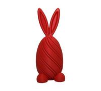 Twist Rabbits Eggs Ornament Modern Geometric Art Decoration for Desk Home Easter Sculpture Stress Relief Gift Degradable Car Deck Twist Ornament Modern Geometric Art Decoration for Desk Home Easter