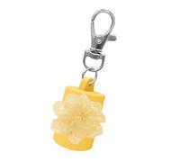 Twist-Seal Keychain Lip Balm Tube Drip-Proof Silicone Design for On-the-Go Use Leak Proof Cosmetic Keychain