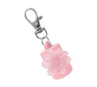 Twist-Seal Keychain Lip Balm Tube Drip-Proof Silicone Design for On-the-Go Use Leak Proof Cosmetic Keychain