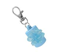 Twist-Seal Keychain Lip Balm Tube Drip-Proof Silicone Design for On-the-Go Use Leak Proof Cosmetic Keychain