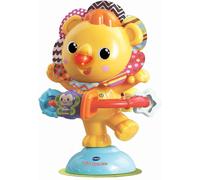 Twist & Spin Lion by Vtech - Suction Cup High-Chair Toy with Spinning Hoop, Light-Up Nose, 3 Songs, 15 Melodies (Code 528003)