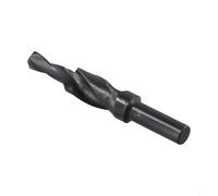Twist step drill bit 90/180 Degree HSS Spiral Step Drill Bit with Counterbore Chamfer Function for Metal Alloy Wood Plastic, Black M3-M10(M10*180 Degree)