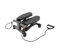 Twist Stepper Hydraulic Mini Stepper for Home Exercise with LCD Display & Resistance Bands Compact Stepping Machine for Strength Cardio Weight Loss Office or Small Space Workout