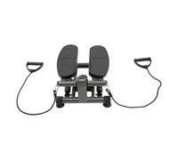 Twist Stepper with Resistance Bands, 120kg Capacity, Stepper Machine for Home Workout - LCD Display (Counts, Time, Calories), Hydraulic Tension, Quiet & Stable - for Legs, Hips, Shoulders