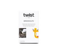 Twist Teas - Brewdolph - 15 Plastic-Free Fruit & Spice Teabags | Festive Cranberry, Apple & Cinnamon Infusion with Hibiscus & Orange Peel | Naturally Caffeine-Free