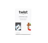 Twist Teas - Christmas Cake - 15 Plastic-Free Festive Teabags | Black Tea with Desiccated Coconut, Aniseed and Cocoa Nibs| Naturally Caffeine-Free, Sugar-Free