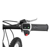 Twist Throttle Grip, Waterproof LCD Screen 36V Handle for Electric Scooter Bike with Non-Slip Ergonomic Design and LED Power Indicator