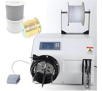 Twist Tie Machine for Bags, Automatic Binding & Winding 2-in-1, LCD Screen, Includes Stainless Steel Wire Spool and Tie Holder, Efficient Packaging Solution