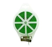 Twist Ties,492ft(150m) Garden Plant Ties with Self-Cutter,Reusable Sturdy Gardening Green Cable Tie,Tomato Climbing Support Wires,Plastic Coated Wire for Gardening,Home,Office