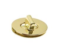 Twist Turn Locks Purse Bag Closure Clasp Handbag Turn | Zinc Alloy Purse Closure Hardware for Bag Making, Repair, Small Leather Goods Projects