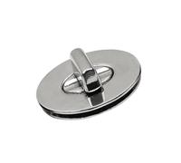 Twist Turn Locks Purse Bag Closure Clasp Handbag Turn | Zinc Alloy Purse Closure Hardware for Bag Making, Repair, Small Leather Goods Projects