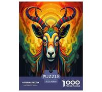 Twisted Antelope Jigsaw Puzzles Puzzles for Adults Kids. 1000 Piece Whimsical Challenge Toy Educational Game Home Decoration for Educational Games Gifts 70x50cm/1000pcs