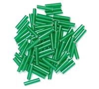 Twisted Bugle Beads Glass 7mm 9mm Jewellery Craft 16 Style Buy 1 Or 2 Packs 979D, Long Bugle Beads 9MM Green, 1 Pack