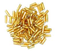 Twisted Bugle Beads Glass 7mm 9mm Jewellery Craft 16 Style Buy 1 Or 2 Packs 979D, Twisted Bugle Beads 7MM Gold, 1 Pack
