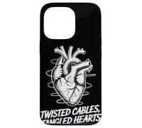 Twisted Cables Tangled Hearts Punk Rock Music Case for iPhone 13 Pro