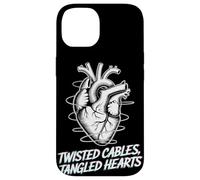 Twisted Cables Tangled Hearts Punk Rock Music Case for iPhone 14