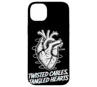 Twisted Cables Tangled Hearts Punk Rock Music Case for iPhone 14 Plus