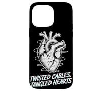 Twisted Cables Tangled Hearts Punk Rock Music Case for iPhone 14 Pro Max