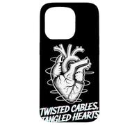 Twisted Cables Tangled Hearts Punk Rock Music Case for iPhone 15 Pro
