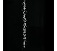 Twisted Clear Drop Ornaments 2M Plastic Christmas Vine(Snowflake)