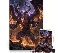Twisted Demon Fury 1000 Teenager Pieces Jigsaw Puzzle Memory Power Restful Activity Seamless Fit Festive Present (50x75cm)