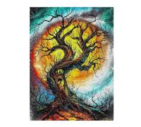 Twisted Enchanted Tree Gothic Fantasy Art Jigsaw Puzzle, 500 Piece