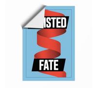 Twisted Fate Modern Unframed Wall Art Print A2 (59.4×42cm), Wall Decor for Living Room, Bedroom, Office & Home, Art Gift