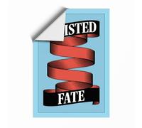 Twisted Fate Modern Unframed Wall Art Print A3 (42×29.7cm), Wall Decor for Living Room, Bedroom, Office & Home, Art Gift