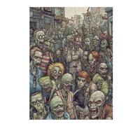 Twisted Figures Vivid Wooden Jigsaw Puzzle for Adults, 500 PCS