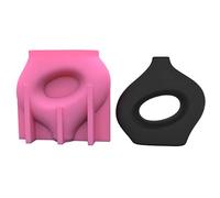 Twisted Flower Pot Silicone Mold Vase Resin Epoxy Decoration Tool Plaster Making Supplies Simple Decorative Silicone Pen Holder Friendly for Small Planter