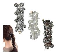 Twisted hair Wire Pony Hairwire, Hairband with Delicate Pearls, Pearl Telephone Wire Elastic Hair Bands, Sport Hair Ties Elastic Pony, Waterproof Telephone Cord Hair Accessories